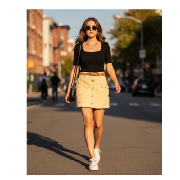 BDG urban outfitters size medium yellow skirt - Picture 1 of 7